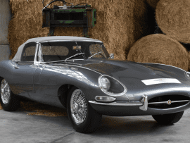 Jaguar e-type 50 years on from the V12 launch, 60 from original launch