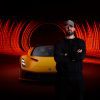 A music producer makes the sounds for Lotus supercar